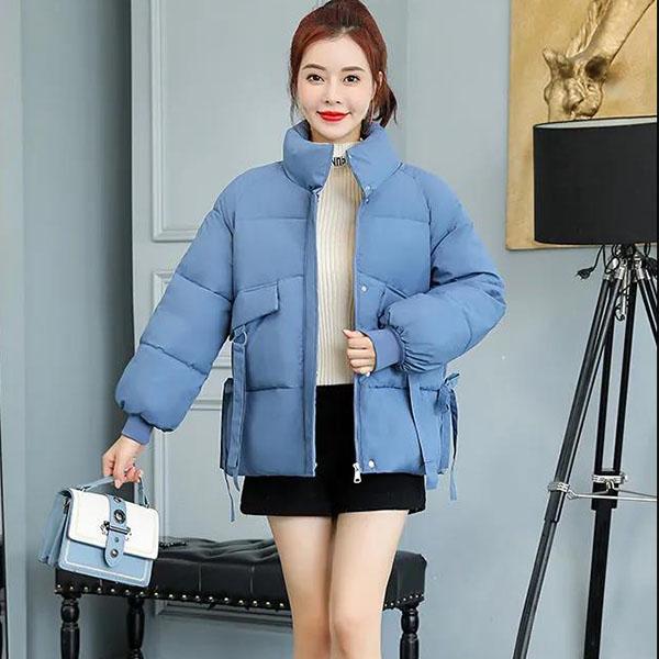 Damen Daunenmantel Winter Dicke Jacke Koreanische Version Locker Niedlich Ins Hongkong Wind Brot Kleidung Kurzer Abschnitt Baumwolljacke