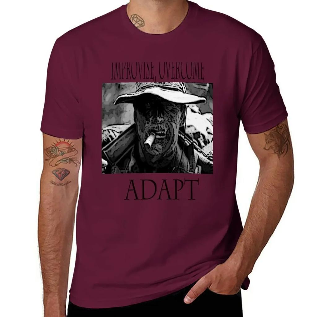 short cute tops big and tall t shirts Improvise,overcome,Adapt T-Shirt T-shirt