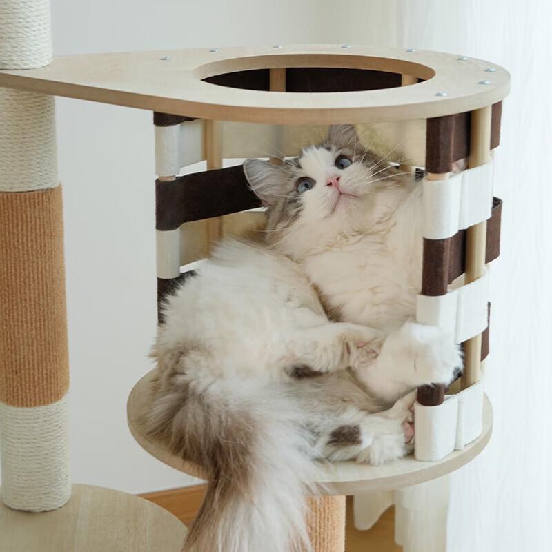 Minimalist Woven Cat Tree