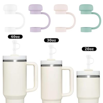 4Pcs Bouchons de Paille en Silicone 10mm Cache-Poussière de Paille pour Bouteille de Sport Toppers de Paille de Couleur Unie pour Gobelets Paille à Boire Anti-Poussière et Anti-Fuite