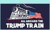 Trump Donald 10pcs Bumper Sticker 2020 All Aboard The Trump Train Car Stickers