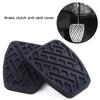 1 Pair Clutch Brake Pedal Rubber Pad Fit for QashqaiJ10 J11  Sport 46531JD00A Auto Brake Clutch Pedal Cover