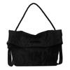 Casual Large-Capacity Foldable Messenger Bag Women'S Senior Sense Versatile Student Class Commute Shoulder Tote Bag