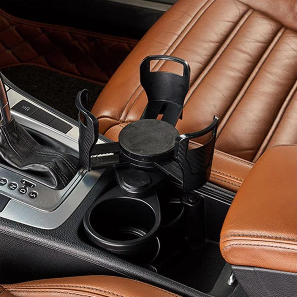 Adjustable Car Cup Holder Expander 360 Rotating Drink Holder Adapter Dual Cup Holder  Auto Car