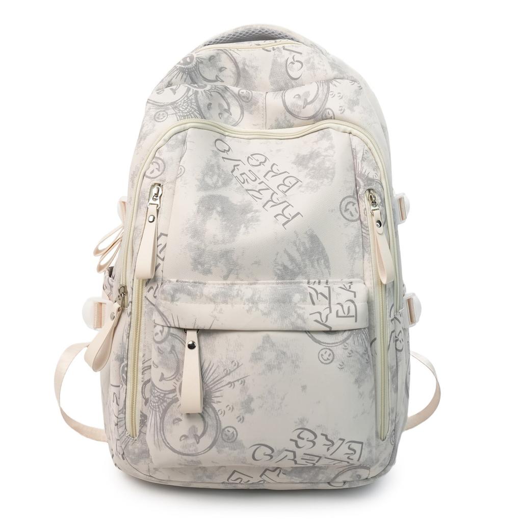 Zaino scolastico Zaino scolastico giapponese maschile stampato moda studente liceo Versione coreana zaino da viaggio di grande capacità studentessa universitaria computer