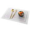 Placemats for Dining Table PVC Bamboo Pattern Table Mats Multiple Colors Non-Slip Heat Resistant Washable Easy to Clean