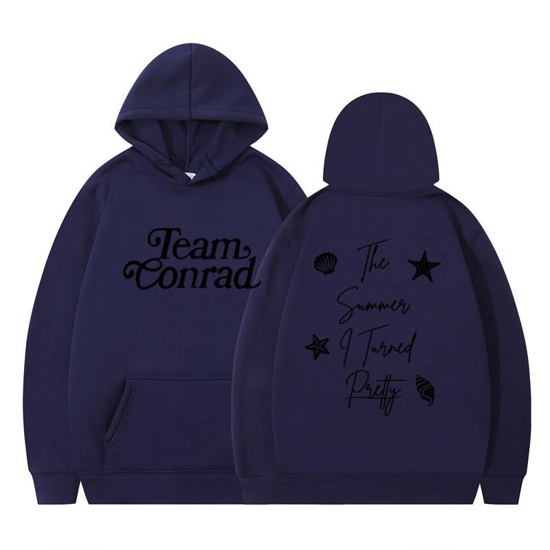 Oversized Hooded Sweatshirt With Graphic Print Teens Unisex Loose Fit Winter Streetwear