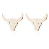 Personalized Zodiac Bull Head Cartilage Earrings for Women - Year of the Ox Birthday Gift, In Stock