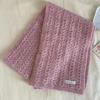Luochi Women's Japanese Cable Knit Wool Scarf - Winter Warm & Versatile Neck Gaiter for Couples