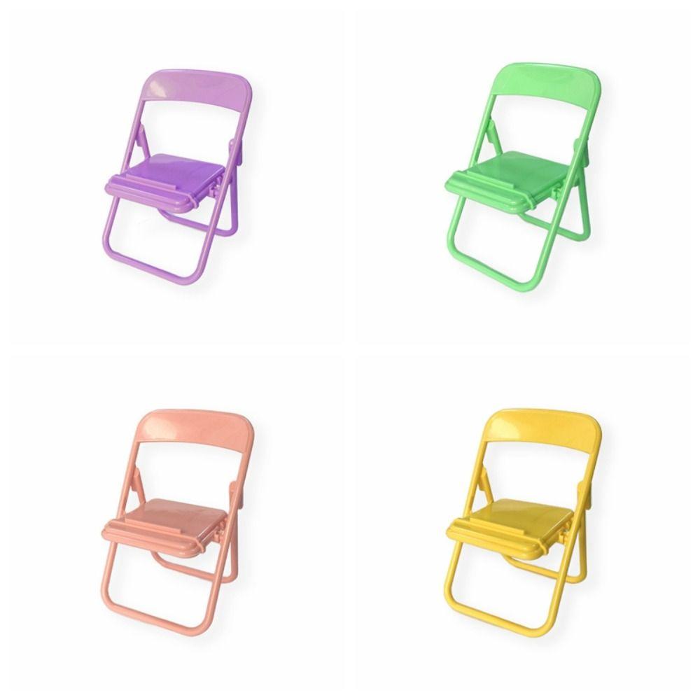 Plastic Mini Chair Phone Stand ABS Mini Phone Holder Sweet Mobile Phone Holder Phone