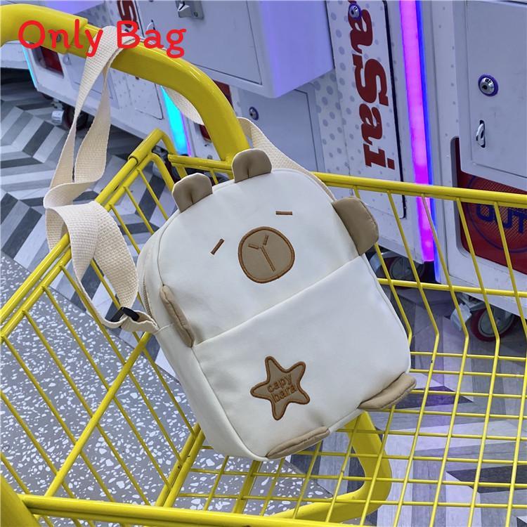 Cute Korean Style Cotton Mini Shoulder Bag For Casual Travel Girls