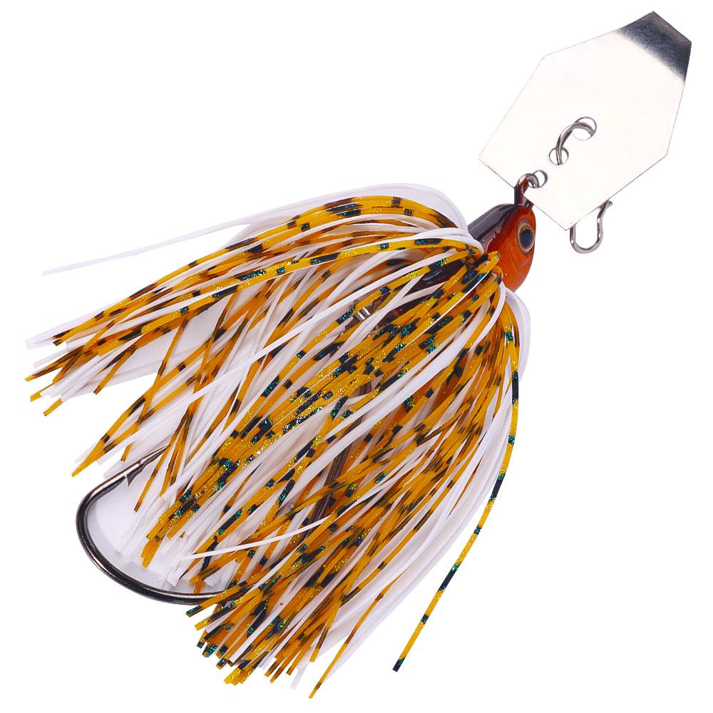 Chatterbait Fishing Lure Wobbler Spinner Bait Blade Jig Swimbait for Bass Pike Silicone Skirt Artificial Baits 15g 20g