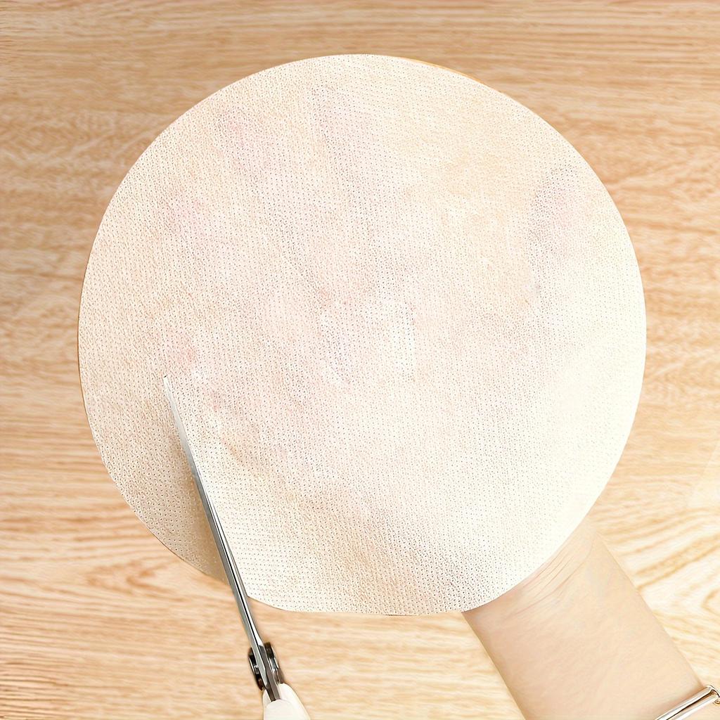 100pcs Round Food Blotting Paper, Kitchen Special Cookware Soup Cooking Oil Filter Paper Blotting Film