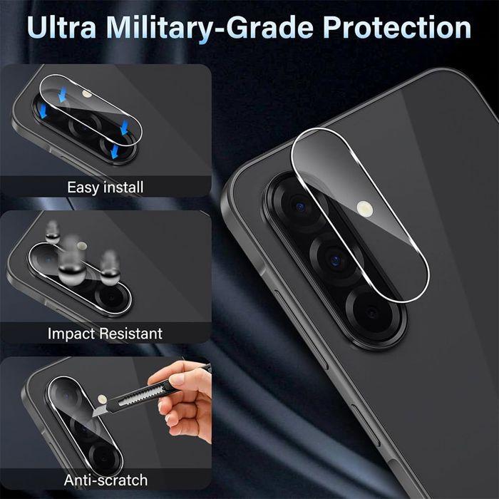 3 Verres Trempés Caméra pour Samsung Galaxy A57 5G - Protection Anti-Rayures 9H Antichoc