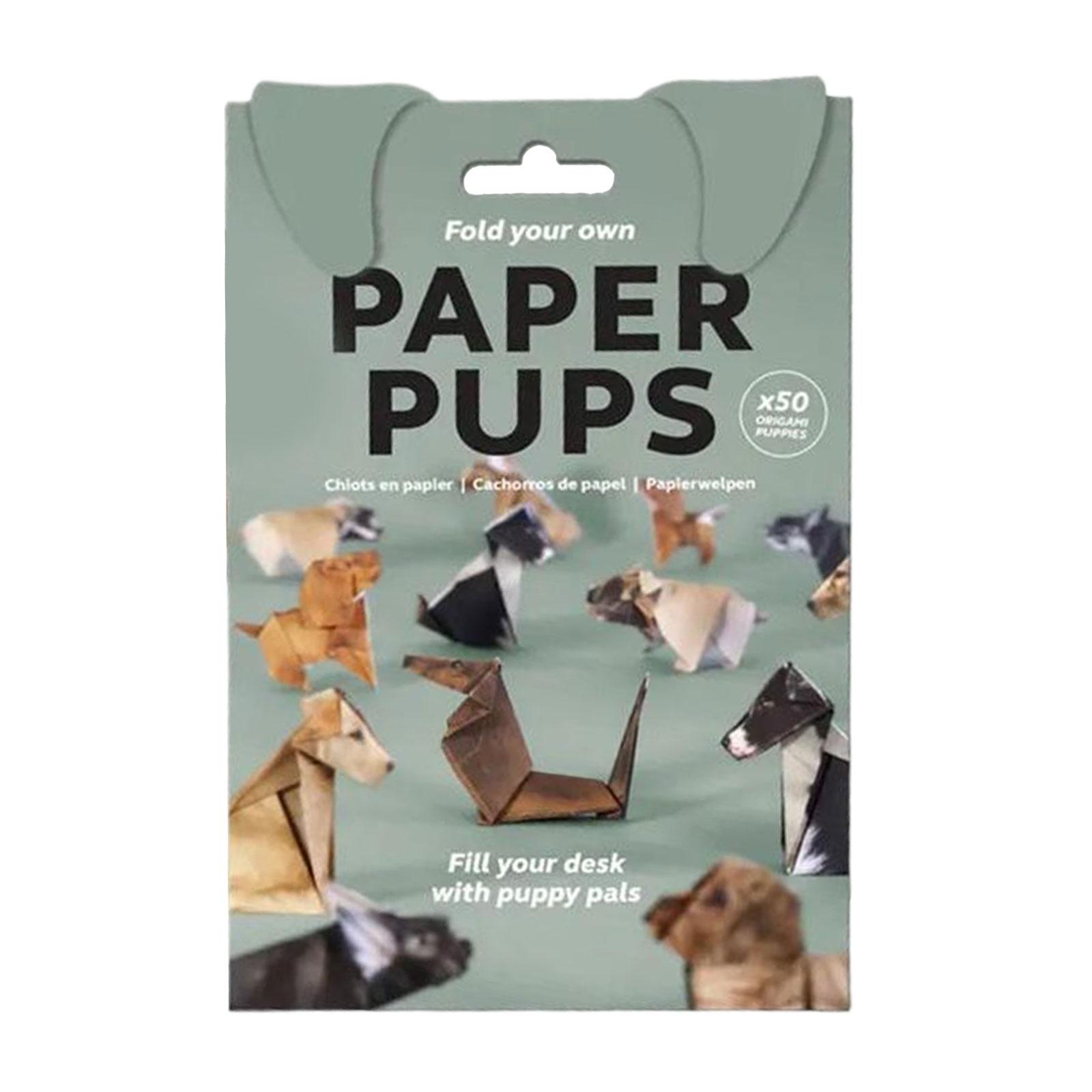 

50pcs Creative DIY Paper Cats Handmade DIY Paper Cat Dog Dinosaur Folding Animal Folding Paper Set Cute Cats Origami Craft Kit