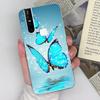 Phone Cover For Vivo V27 S15 U20 V15 V19 V20 V21 Elegant Flowers Patterns Transparent Silicone Anti Slip Durable Protective Shell For Vivo Bumper Case