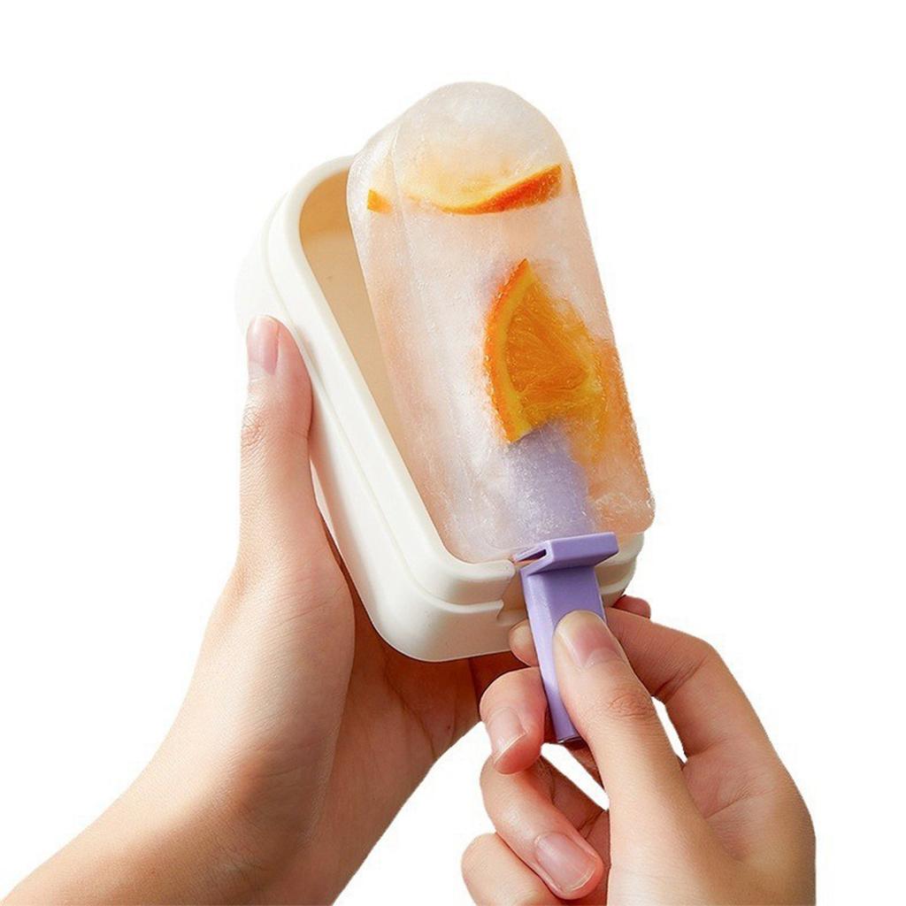 Summer Homemade Ice Cream Molds With Easy Demolding And LIDS, Food-grade Silicone Molds, Household Ice Lolly And Cheese Stick Molds.