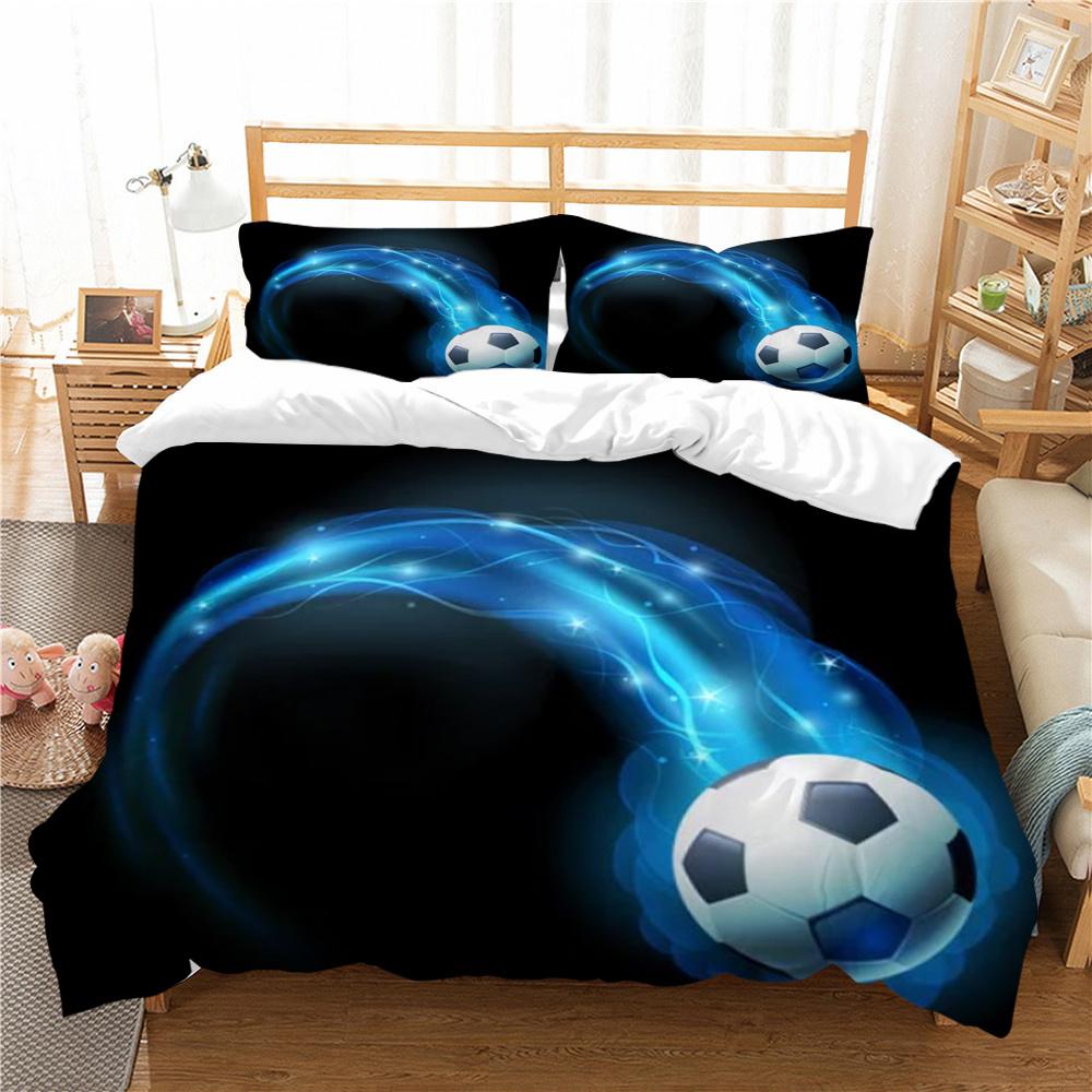 Football Bedding Cover Set with Pillowcase Fashion Cover Teen Children Luxury Home Bed Set Highend Duvet Cover