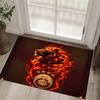 Galatasaray FC Design Crystal Velvet Carpet Cozy Non?Slip Printed Rug For Bedroom Living Room Entrance