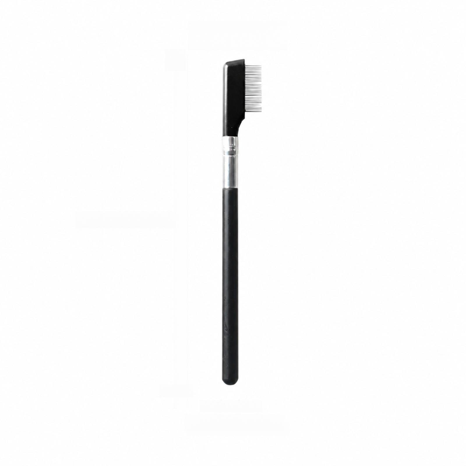

Eyelash and Eyebrow Brush Comb Tool with Fine Bristles and Sturdy Handle for Precise Makeup Application and Grooming one size чёрный