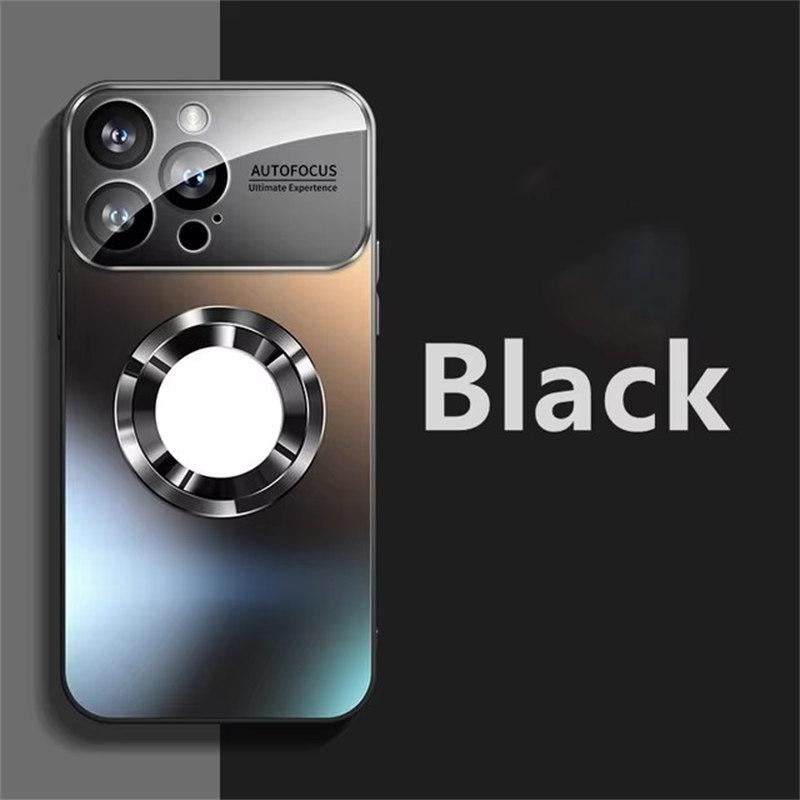 Luxusní Titanium Metallic Color Matte Magnetic Case pro iPhone 16 15 14 13 12 11 Pro Max Plus Case pro Magsafe Wireless Charge