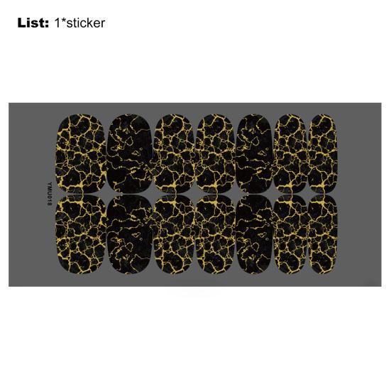 Leuchtende Halloween-Nagelfolien in lebendigen Farben. Modische Nagelkunst. Leicht zu bedienende, selbstklebende Maniküre-Nagelfolien.