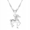 Silver Horse Necklace For Horse Lovers Horse With Horse Silver 925