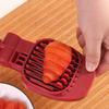 Ergonomic Design Vegetable Fruit Slicer Scissor Shaped Kitchen Gadget New Egg Slicer