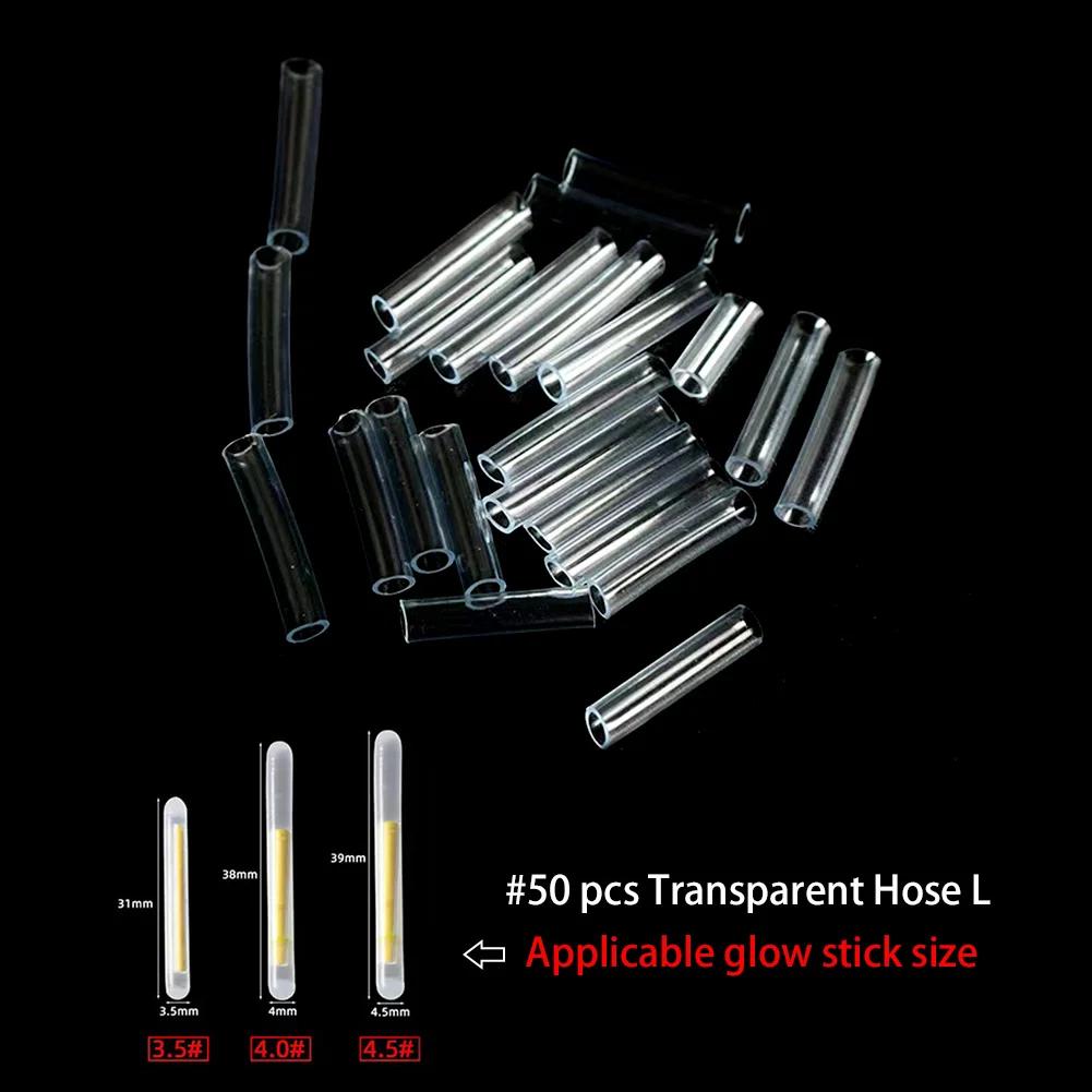 50PCS/lot 2.2-4.5mm S L Light Night Fishing Float Rod Lights Dark Glow Stick Useful Fishing Fluorescent Lightstick