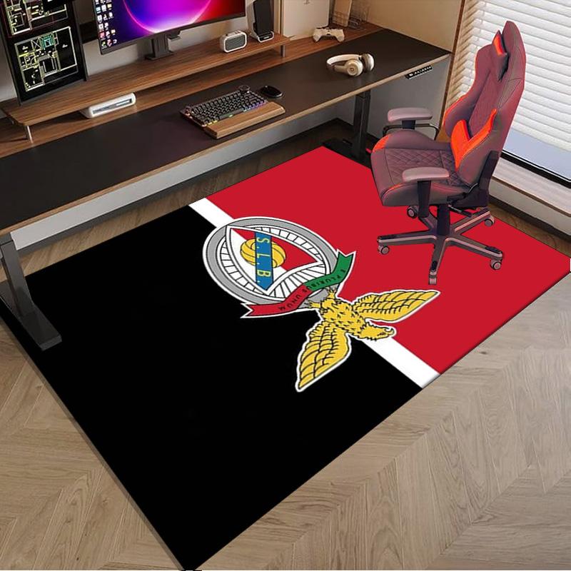 Ben Football Crest Printed Area Rug for Office, Chair Rug, Decorative Carpet Floor Mat, Large Size Fan gifts Christmas gifts
