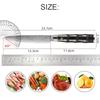 5 Inch Japanese Steel Utility Knife Damascus Steel Paring Knife Multifunctional Fruit Knife Chef Cooking Meat Kitchen Knife