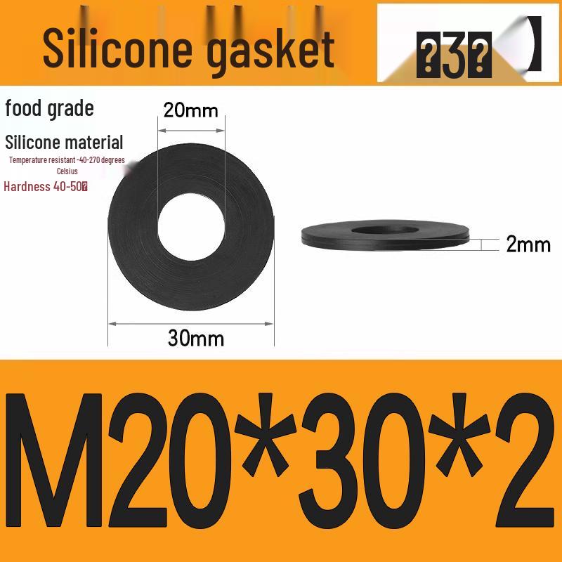 Silicone High-Temp Waterproof Gasket & Shock Absorbing Seal Pad