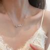 Lively Love Heart Necklace: Women's Elegant Heart-Shaped Clavicle Chain - Versatile & Stylish, 2023 Collection.