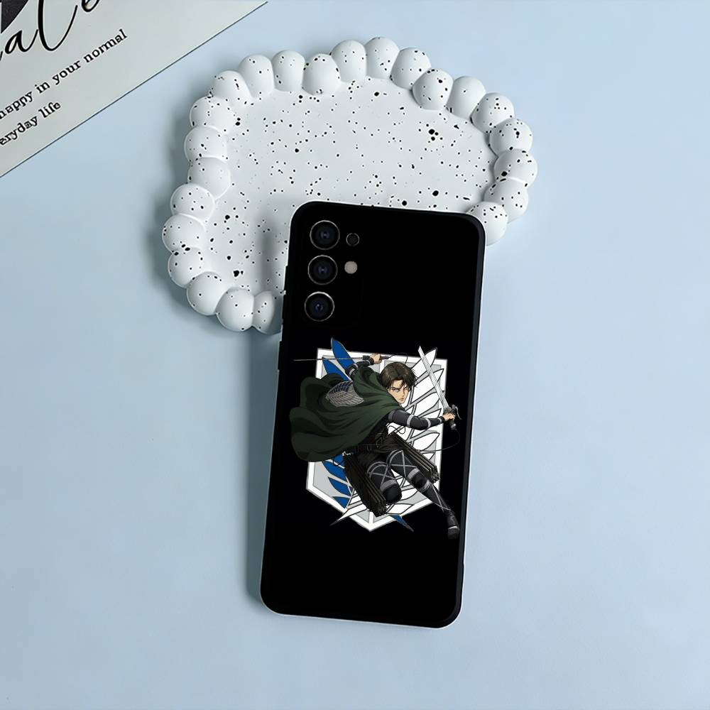 A-ttack -on -Titan -Eren Y-Yeager Phone Case For Samsung S25,S24,S21,S22,S23,S30,Ultra,S20,Plus,Fe,Lite,Black Soft Silicone