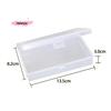 M-Rectangular Transparent Lockable Plastic Storage Box PP Packaging Parts Box Stationery Organizer with Lid for Office & School