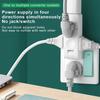 4 In 1 Us Electrical Socket Rotation Plug Adapter Wall Outlet Extension Travel Aadapter Portable Power Converter