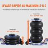 Air Jack, 3 Ton/6600 lbs Triple Bag Air Jack, Airbag Jack with Six Steel Pipes, Lift up to 17.7", 3-5 s Fast Lifting Pneumatic Jack, with Adjustable