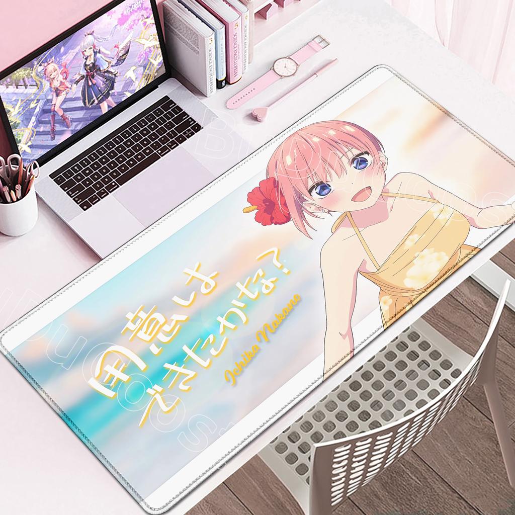 HD Print Anime The Quintessential Quintuplets Mouse Pad Gaming 900×400mm Mousepad Mouse Mat Office Accessories Keyboard Desk Pad