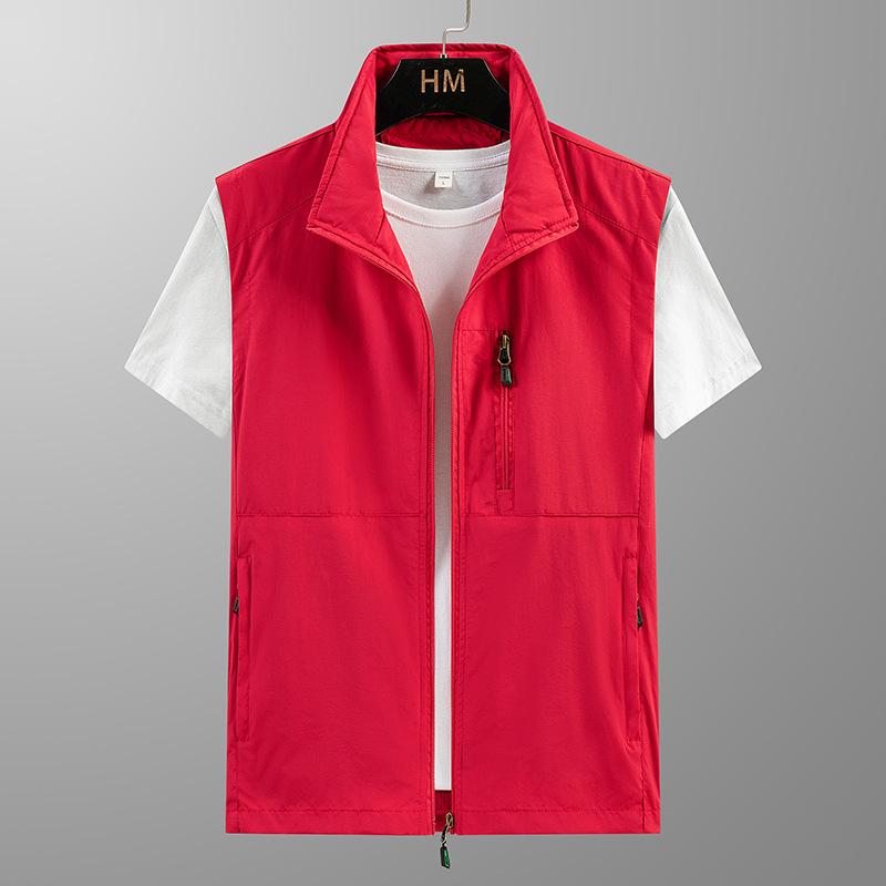 Spring and Autumn Men's Outdoor Mountaineering Vest Plus Size Sports Photography Fishing Vest
