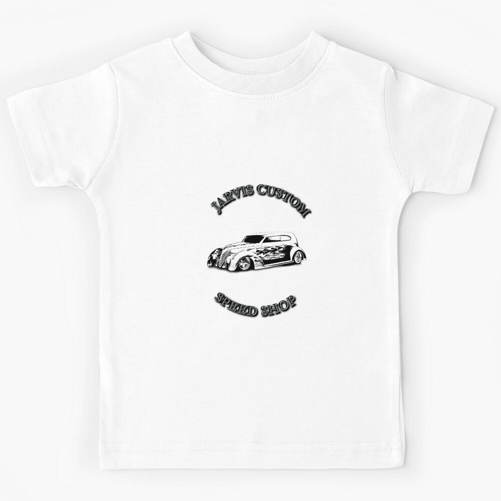 Jarvis custom speed shop Kids T-Shirt 120