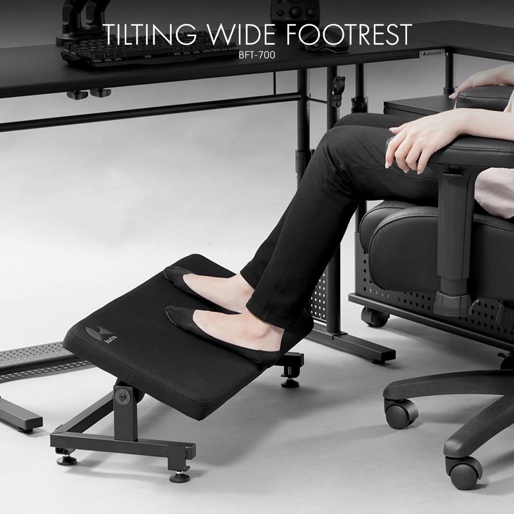 Bauhutte Neigbare Fußstütze Breit breit x 30cm Geräumiges Design zum Ausstrecken der Beine und Einstellbar auf Ihren bevorzugten Winkel bis 45 Stabil und weiches Urethan