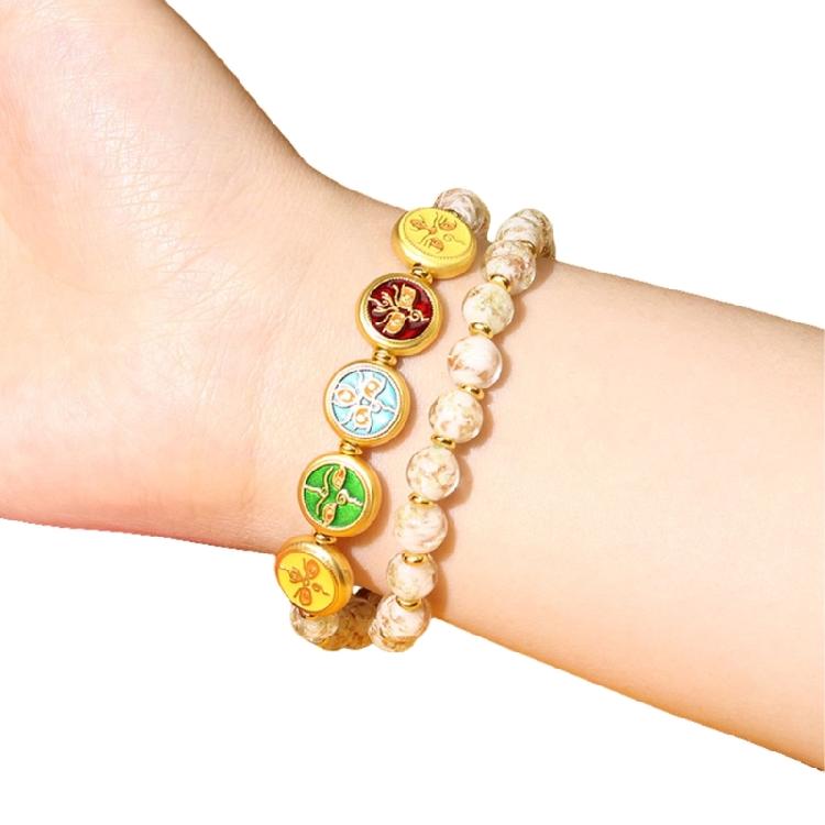 Stylish Glass Bracelet Featuring Nighttime Illuminations for Those Who Appreciate Unique and Fashionable Jewelry