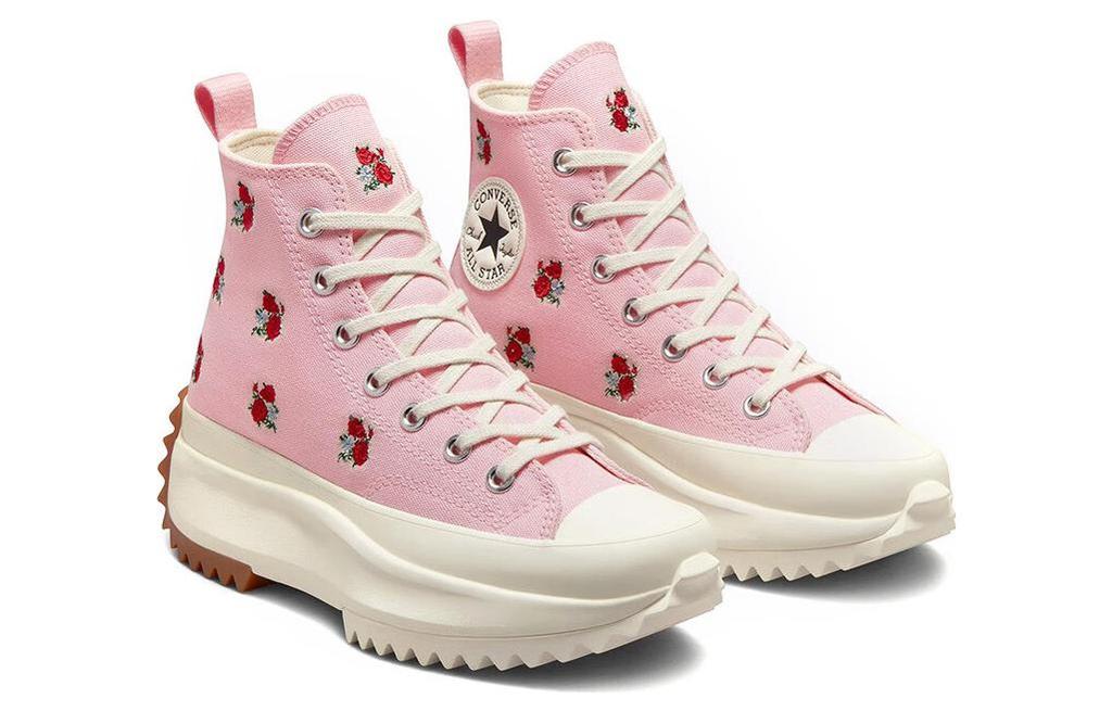 Run Star Converse Hike Platform High 'Embroidered Floral - Sunrise Pink' A05192C