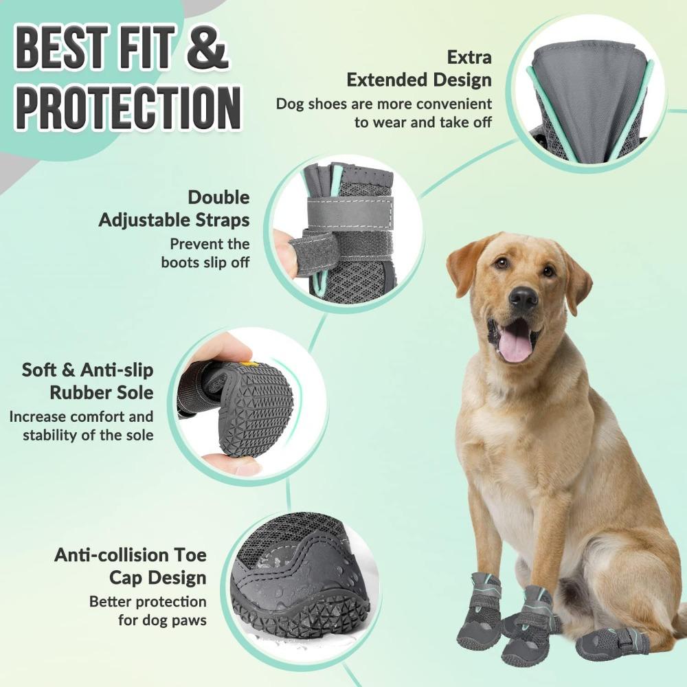 Dog Shoes Anti-dirty and Wear-resistant Dog Shoes Breathable Dog Foot Cover Large Dog Shoes Waterproof Golden Retriever Dog Shoes
