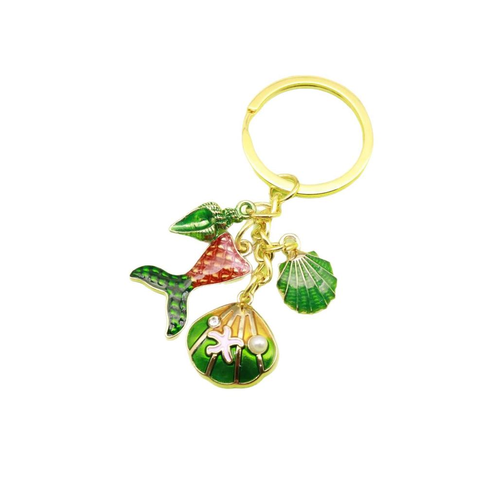 Creative Ocean Starfish Shell Keychain Pendant Ornament Accessories