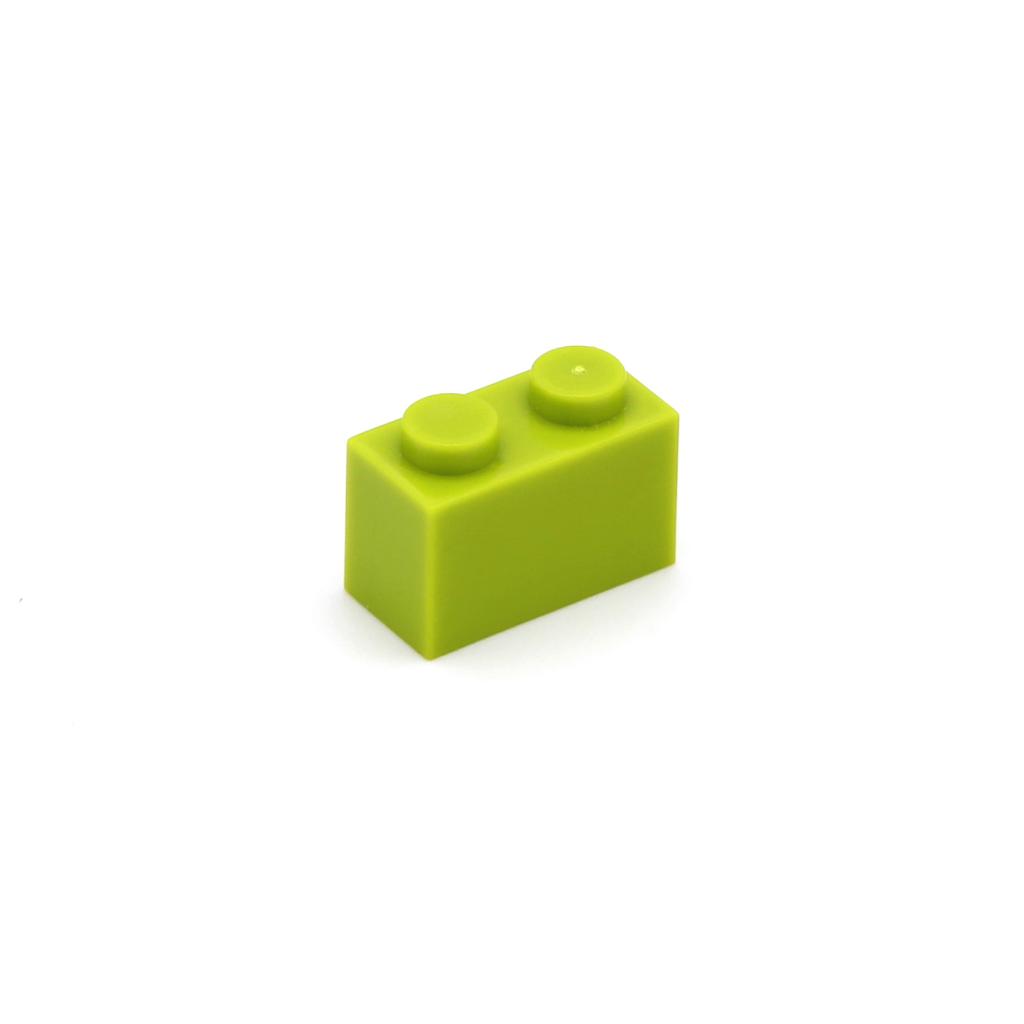 Non-Toxic 100Pcs Diy Building Blocks Thick Figures Bricks 1X2 Dot Educational Creative Size Compatible With 3004 Plastic Toys For Children