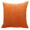 Supersoft Corduroy Cushion Cover Solid Striped Throw Pillow Covers Decorative Pillow Case for Sofa Bed Living Room Decoration