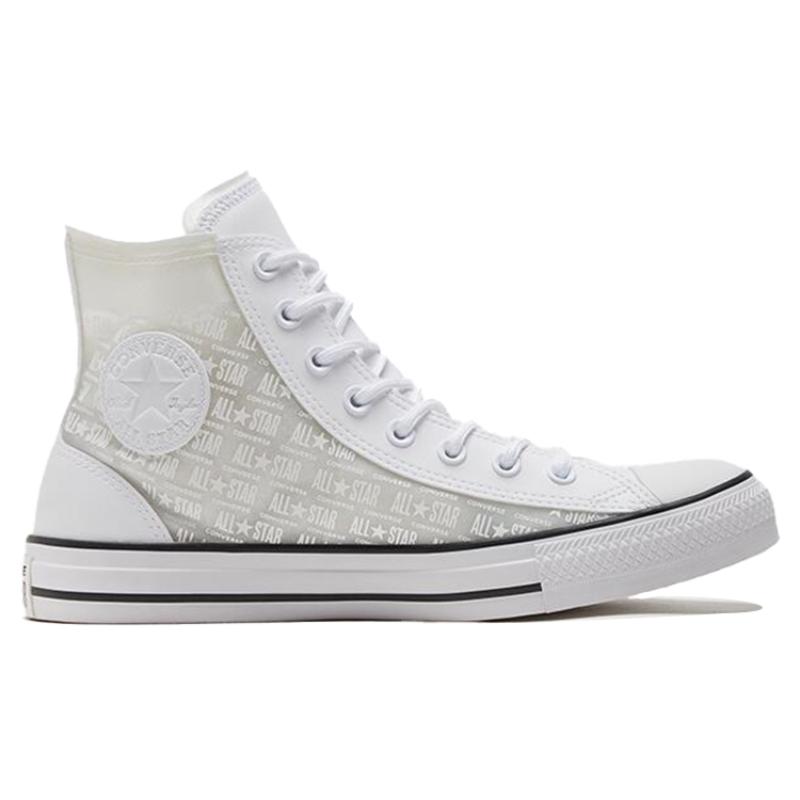 Converse Chuck Taylor All Star Trendy Versatile Comfortable High-Top Canvas Unisex White & Black