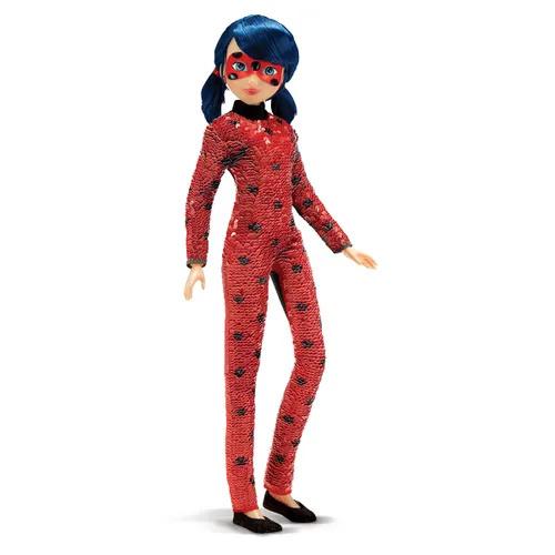 MIRACULOUS Marinette Lalka Biedronka z cekinami Fashion Flip PLAYMATES 