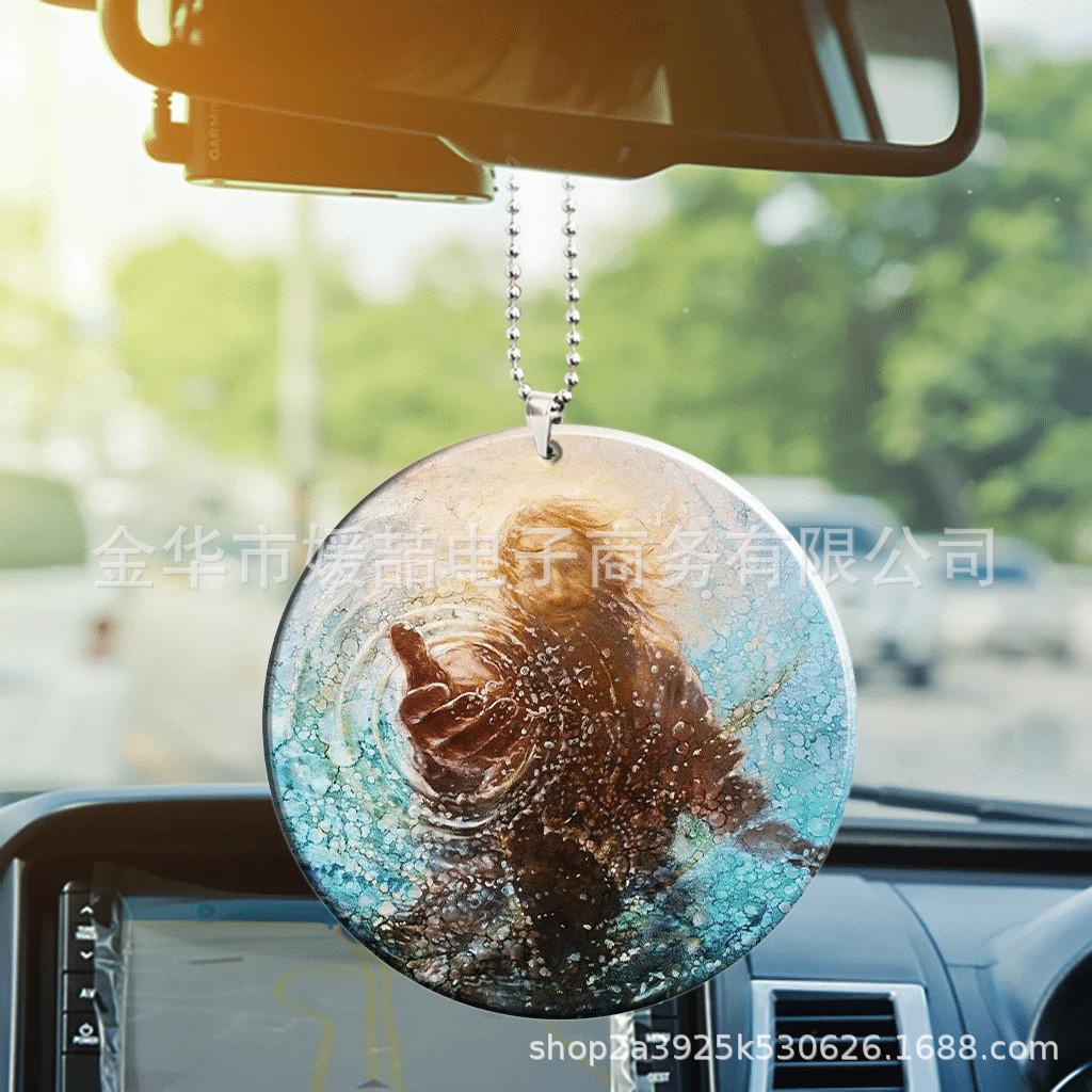 

Charming Car Acrylic Hanging Ornament Christmas Tree Decor For Cozy Ambiance Home 1